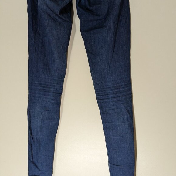 Topshop Leigh Moto Skinny Jeans Blue Size 28 - Picture 6 of 8